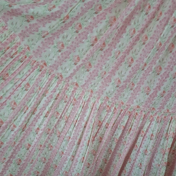 LoveShackFancy Chessie Heirloom  Fragrance Strawberry Macaroon Maxi Dress NWT - Picture 11 of 16